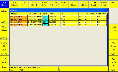 Edit Head Numbers - MagicQ Edit Head Numbers - MagicQ